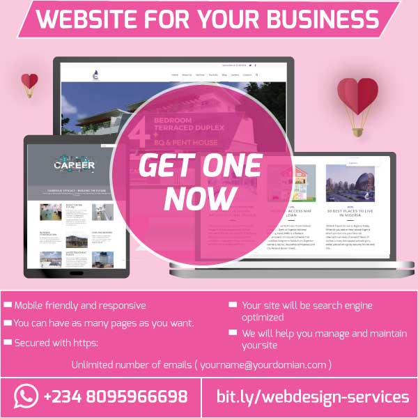 Website design and development services
